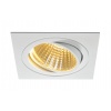 KIT NEW TRIA LED carré blanc 25W 2700K 30° alim & clips ressorts incl