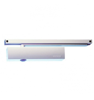 Ferme-porte complet en applique à bras à glissière TS 5000 L Blanc RAL 9010