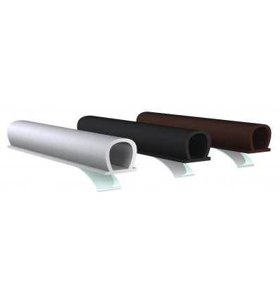 Joint silicone adhésif noir pour espace 1 à 7 mm 7,5 m