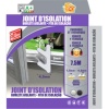 Joint d'isolation pour menuiserie - finition blanc - pour espaces de 1,5 à 4,5 mm - largeur 9 mm - longueur 7,5 m