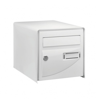 Boîte aux lettres Probat - double face - blanc RAL 9016 - L 302 x H 300 x P 410 mm