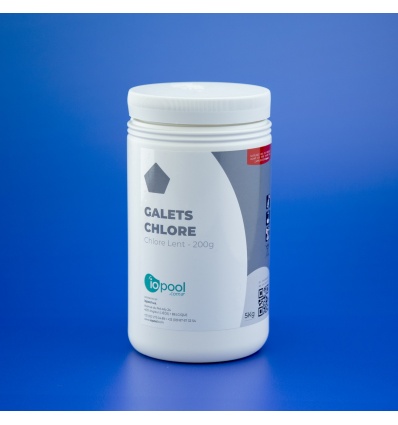 Chlore lent - galets 250 g - 1 kg - iopool