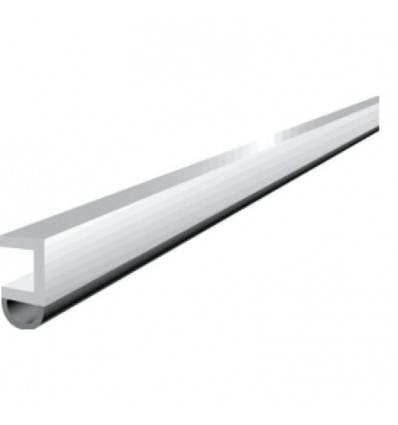Profil d'encadrement de porte en PVC avec joint PVC souple type PTS - N coloris blanc