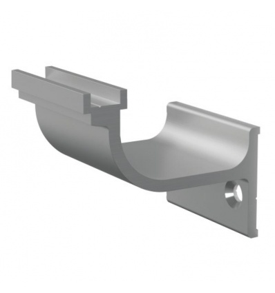 Support à visser - en aluminium - largeur 60 mm - pour profil Bio Form 40