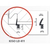 Joint disolation Kiso LD411 sur dormant 250 mm noir M 5528 F LD411
