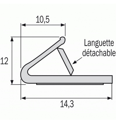 Joint polychloroprène thermique et phonique coupe-feu pour menuiserie plate rouleau 75 m