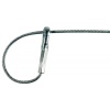 Suspente de câble acier 7T 7F Ø 2mm longueur 1m avec boucle et système de blocage Wireclip