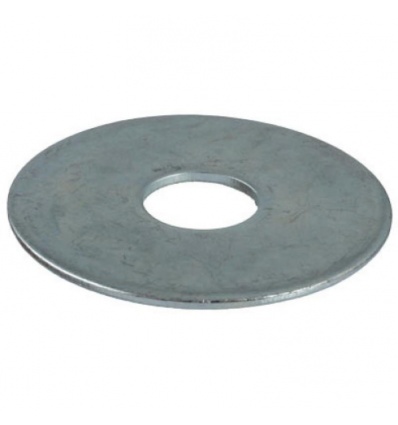 Rondelles plates LLu acier zingué blanc, pour vis diamètre 16 mm, sachet de 50 rondelles