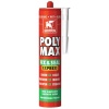 Colle de montage et mastic d'étanchéité POLY MAX®FIX&SEAL EXPRESS, transparent, cartouche de 300g