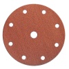Abrasifs en disques 9 trous papier corindon KP131 diamètre 150 mm grain 180 en boîte de 100