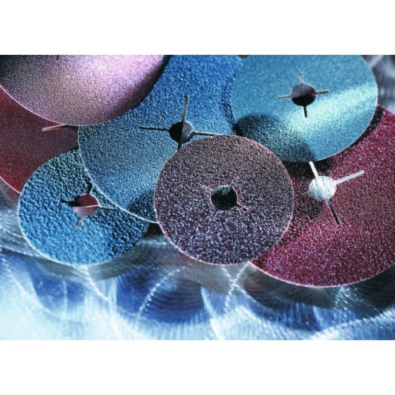 Abrasifs en disques fibre KF708 diamètre 180 mm alésage 22 mm