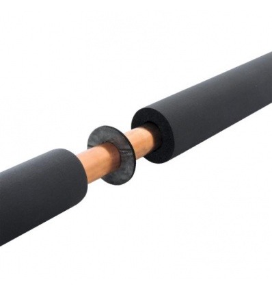 Tubes isolants fendus Kaifix STplusO, à recouvrement adhésif,épaisseur 13 mm, pour tuyaux diamètre 18 mm, carton de 88,8m
