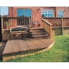 Vis terrasse bois tête réduite double filet torx inox A2, diamètre 5 mm, longueur 60 mm, boîte de 400 vis