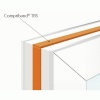 Joint adhésif Compriband TRS PC, largeur 20 mm, plage utilisation 3-7 mm, longueur 160 m soit 20 rouleaux de 8 m