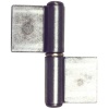 Paumelle de portail métallique nœud plat à lames déportée main gauche
