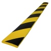 Protection plate en mousse, coloirs jaune/noir, longueur 75 cm, largeur 6 cm.