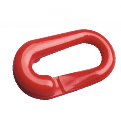Anneaux brisés plastique rouge, diamètre 10 mm, boîte de 10 pièces