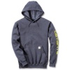 Sweat sleeve hooded gris foncé taille XL