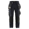 Pantalons artisan stretch 1590 marine foncé/noir taille 40