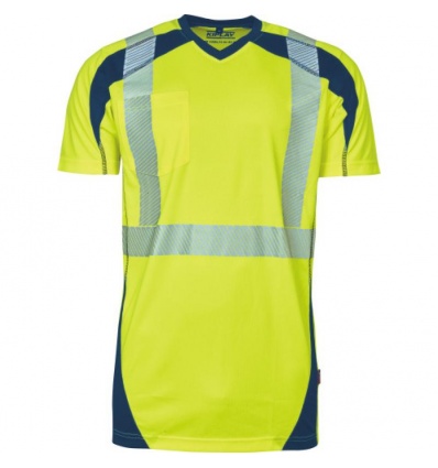 T-shirt HV TONER jaune fluo XL