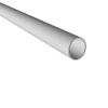 Tubes ronds aluminium, satiné argent, longueur 3 m, Ø 16, épaisseur 1 mm