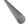 Tubes ronds aluminium, satiné argent, longueur 3 m, Ø 20, épaisseur 1,5 mm