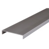 Nez de cloison en aluminium - largeur intérieure 78 mm - longueur 2600 mm - finition aluminium