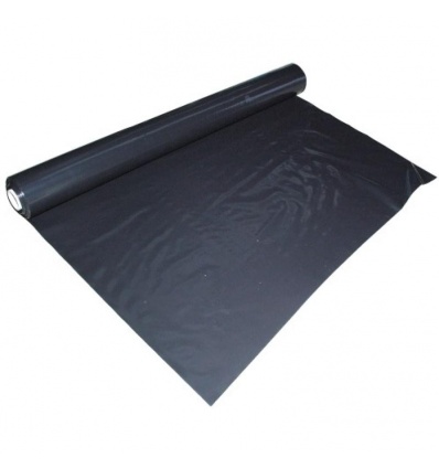 Film polyéthylène noir opaque, largeur 3 m, épaisseur 150 microns, longueur 66 m