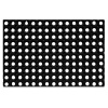 Caillebotis caoutchouc noir, dimenisons 100 x 150 cm, épaisseur 22 mm