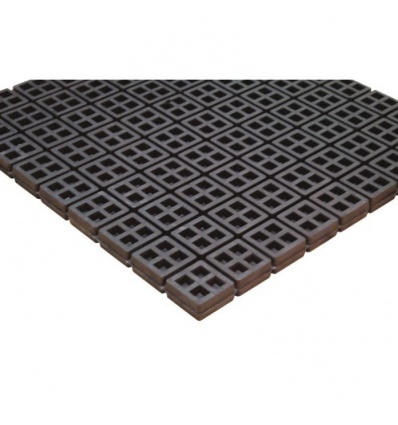Plaque anti-vibratoire Sekavib, longueur 45 cm, largeur 45 cm, épaisseur 20 mm, noir