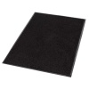 Tapis anti poussière Prisma, coloris noir, dimensions 60 x 90 cm