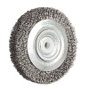 Brosse circulaire acier diamètre 150 mm épaisseur 20 mm fil diamètre 0,35 mm