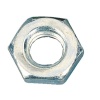 Écrous hexagonaux Hm bas acier zingué blanc classe 6, diamètre 14 mm, boîte de 100 écrous