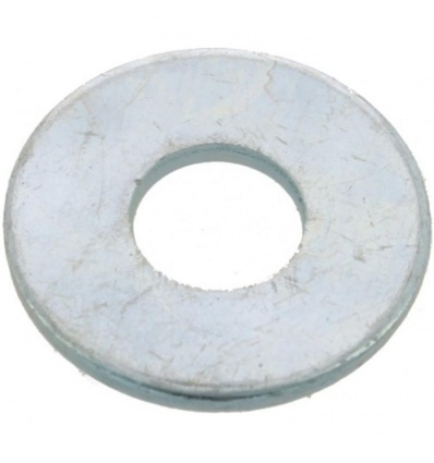 Rondelles plates Lu acier zingué blanc, pour vis diamètre 14 mm, sachet de 100 rondelles