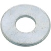 Rondelles plates Lu acier zingué blanc, pour vis diamètre 16 mm, sachet de 100 rondelles