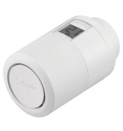 Tête thermostatique électronique programmable Danfoss Eco Bluetooth avec adaptateurs RA , M30 et piles