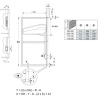 Kit de compas de relevage FREE FOLD - ferrures droite et gauche et 2 attaches façade - pour H710-790mm 5,20 - 10,30 Kg