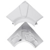 Angle intérieur pour goulotte à clippage direct Mosaic 50x80mm - blanc