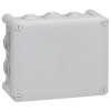 Boîte rectangulaire 310x240x124 étanche Plexo gris embout (24) IP55/IK07 750°C
