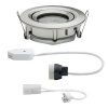 Kit spot encastré Nova blanc sans lampe orientable IP65 GU5,3 ou GU10 max 35 W