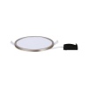 Kit spot à encastrer LED Areo IP44 rond blanc 1x8 W 3000°K Ø 120 mm