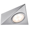 Kit spot LED triangle saillie alu 3x2,8W