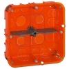 Boîte multimatériaux Batibox 2x2 postes ou 2x4 à 5 modules profondeur 50mm