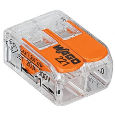 Mini borne 5x0,5-6 mm² boîte de 15 pièces