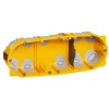 Boîte multipostes programme Ecobatibox 2 postes 4/5 modules profondeur 40 mm
