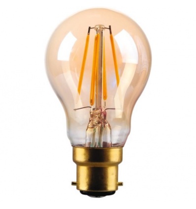 Lampe GLS LED Filament ambrée 4 W 2700K 380 lm E27
