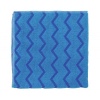 Lavette microfibre Hygen, coloris bleu, dimensions 40,60 x 40,60 cm