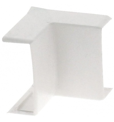 Angle intérieur variable blanc pour moulure Kéva 50x20 mm