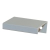 Poignée tirette en aluminium P0333 - entraxe 32 mm - longueur 50 mm - finition nickel mat