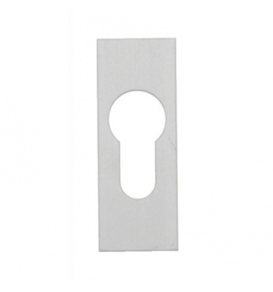 Entrées autocollantes clé I épaisseur 3 mm aluminium anodisé finition blanc